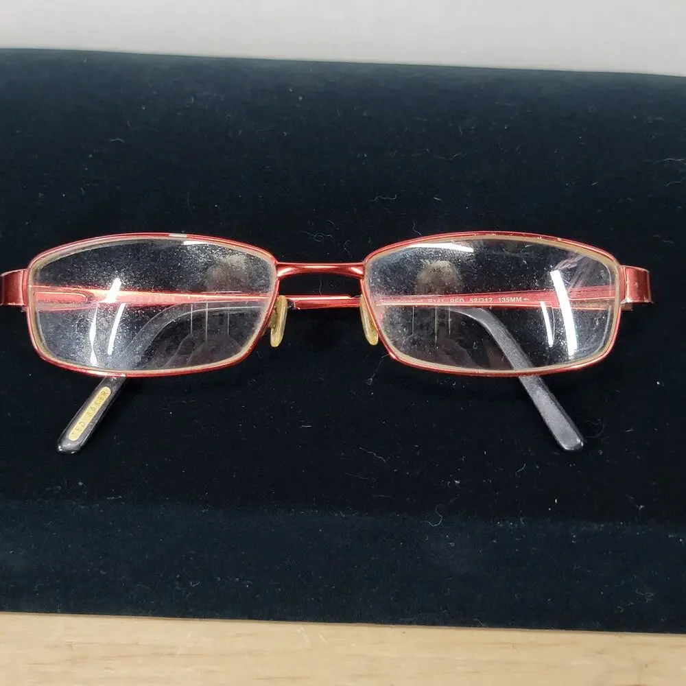 Ted Baker Thunderchief Red Wire Frame Reading Glasses